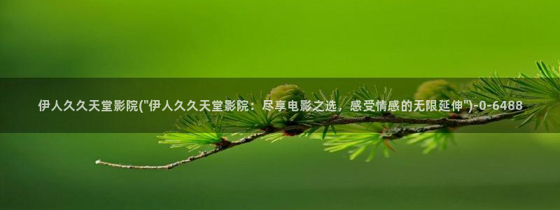 伊人久久视屏网：伊人久久天堂影院(\